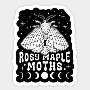 Moth maple insect lamp lepidopterist collector wildlife Sticker